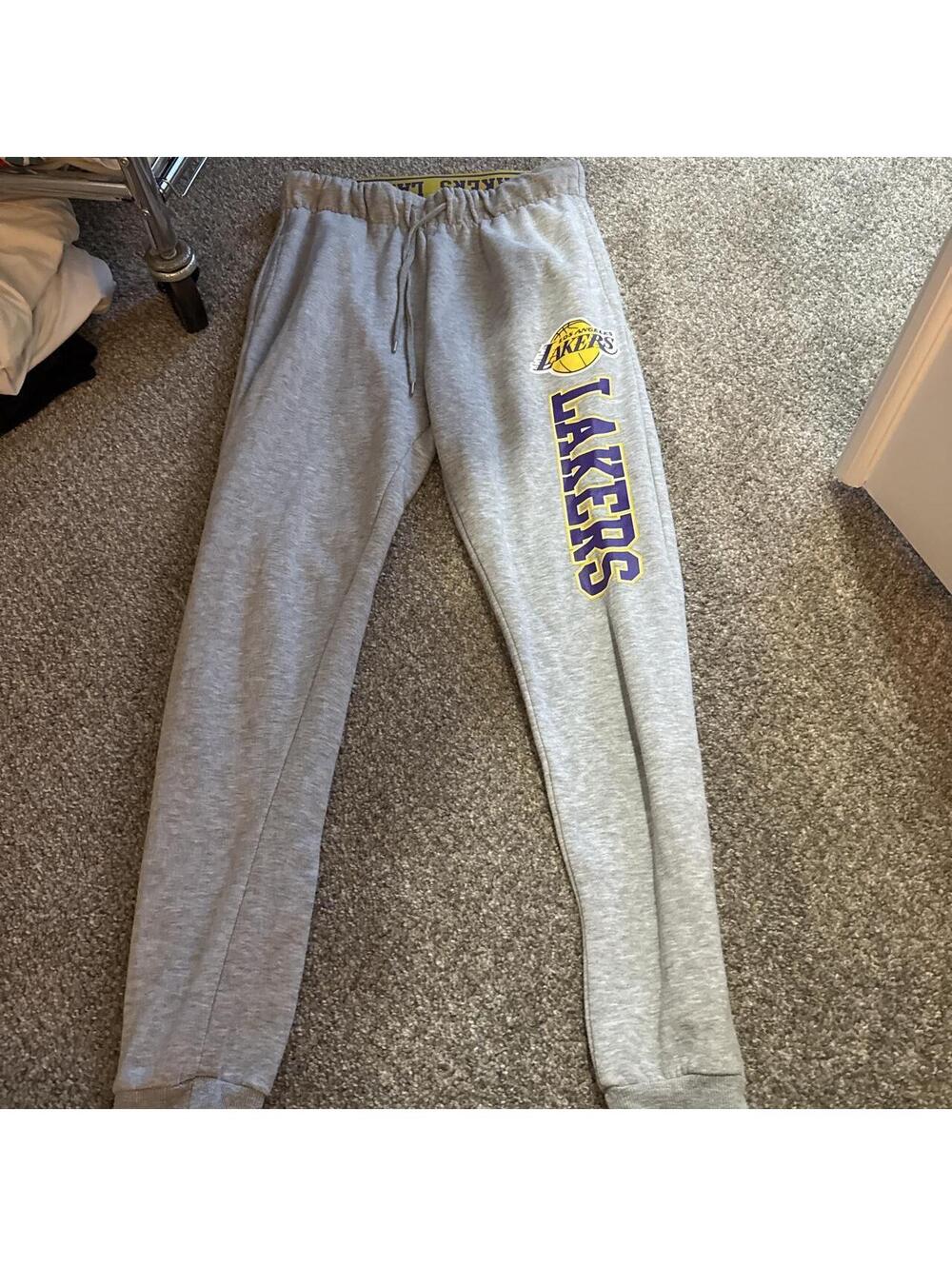 NBA Men's Grey Joggers-tracksuit